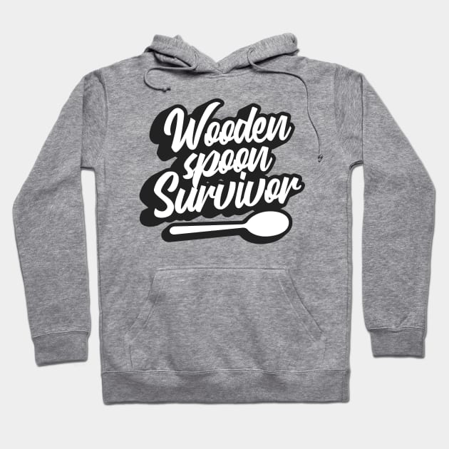 Wooden Spoon Survival Logo Funny Hoodie by Design Malang